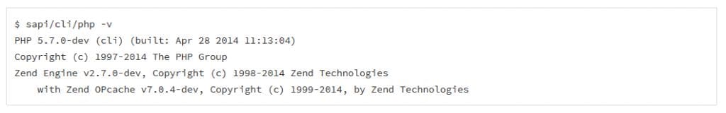php 5.7