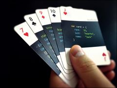 Nice gifts for devs: Nerdy playing-cards decks