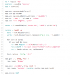 nodejs code example