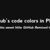 Get Github’s syntax highlighting colors in PHPStorm